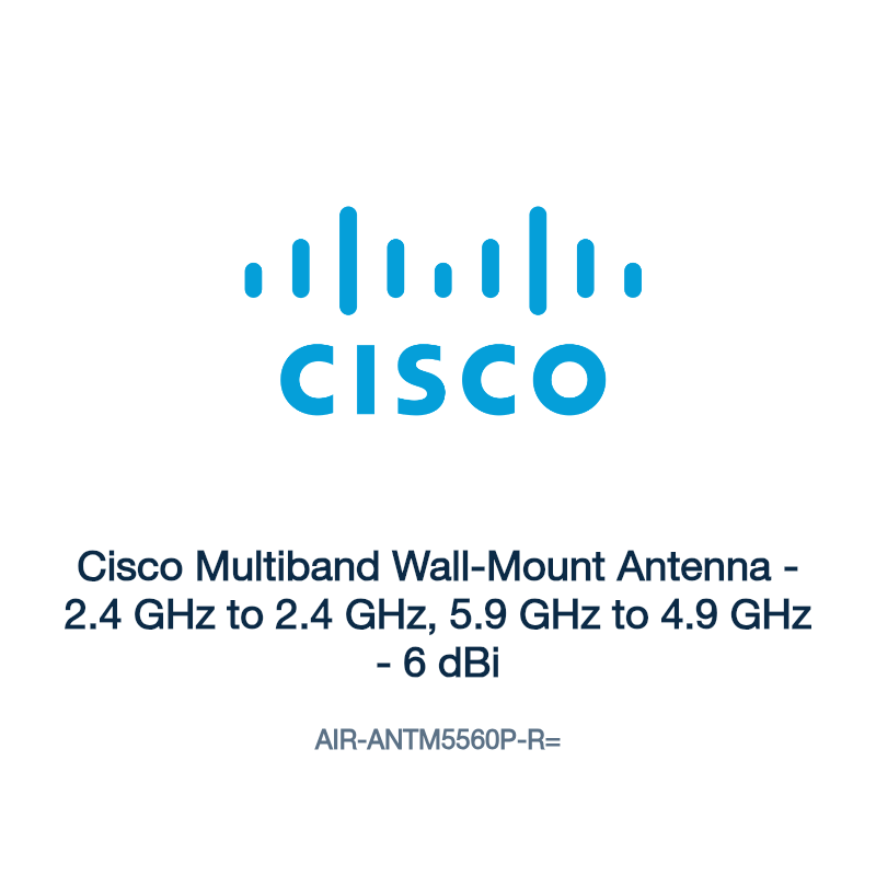 AIR-ANTM5560P-R=: Cisco Multiband Wall-Mount Antenna