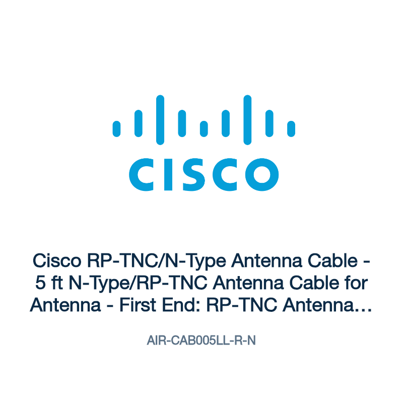 AIR-CAB005LL-R-N: Cisco RP-TNC/N-Type Antenna Cable