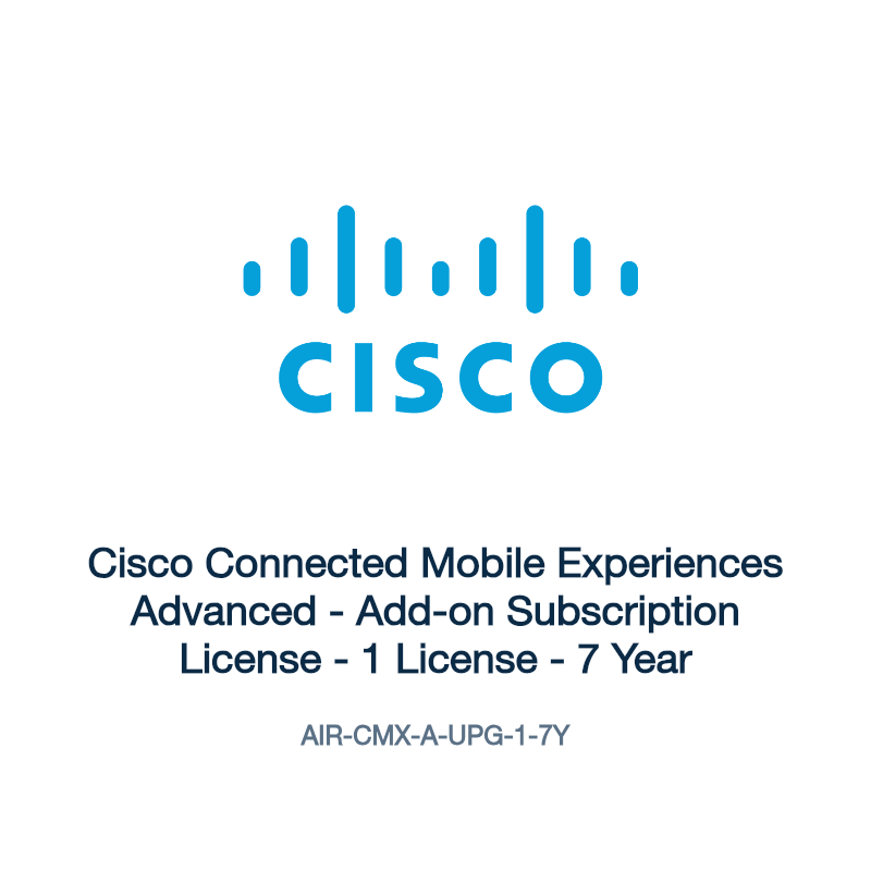 AIR-CMX-A-UPG-1-7Y: Cisco Connected Mobile Experiences Advanced