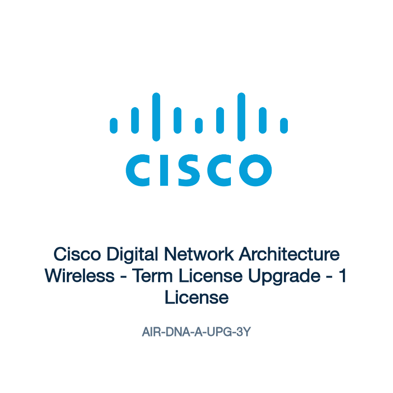 AIR-DNA-A-UPG-3Y: Cisco Digital Network Architecture Wireless