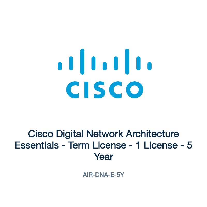 AIR-DNA-E-5Y: Cisco Digital Network Architecture Essentials