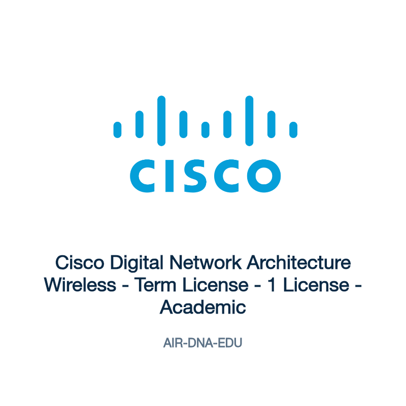 AIR-DNA-EDU: Cisco Digital Network Architecture Wireless