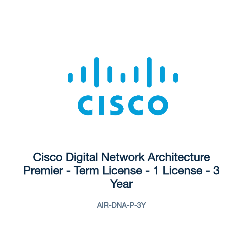 AIR-DNA-P-3Y: Cisco Digital Network Architecture Premier