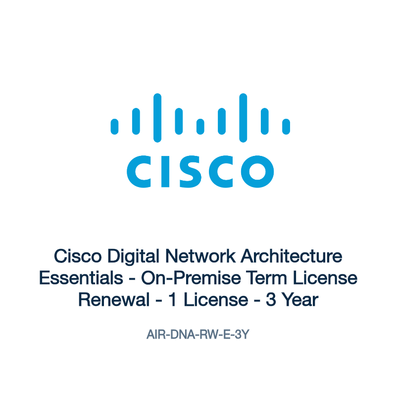AIR-DNA-RW-E-3Y: Cisco Digital Network Architecture Essentials