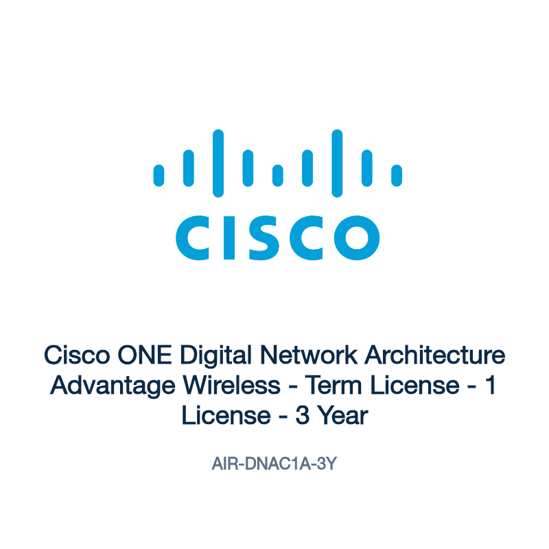 AIR-DNAC1A-3Y: Cisco ONE Digital Network Architecture Advantage Wireless