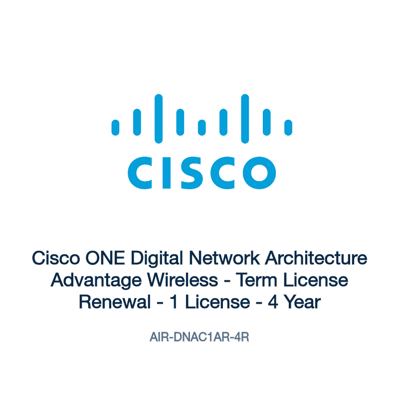 AIR-DNAC1AR-4R: Cisco ONE Digital Network Architecture Advantage Wireless