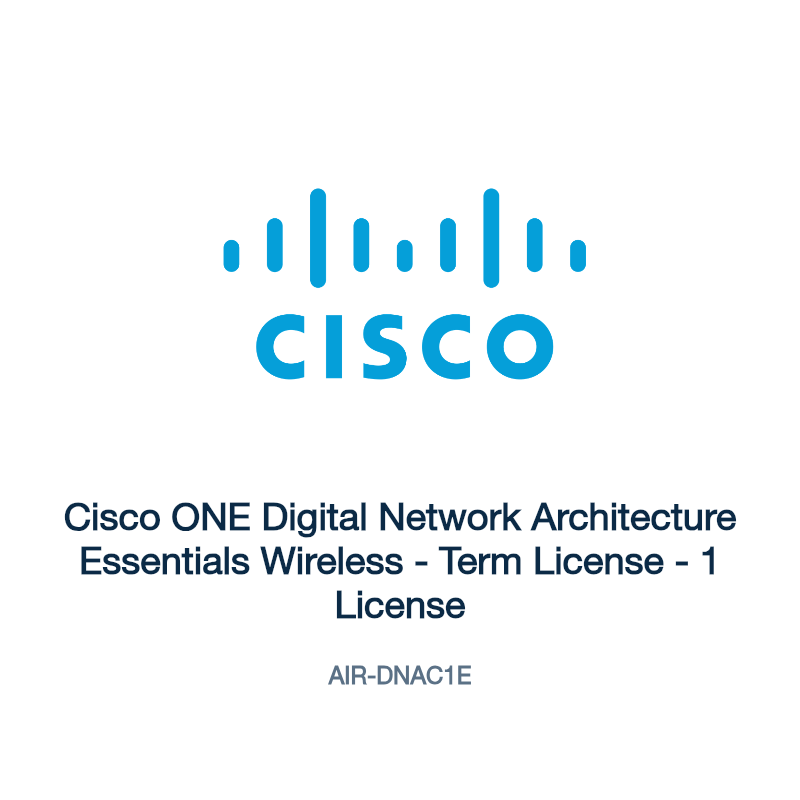 AIR-DNAC1E: Cisco ONE Digital Network Architecture Essentials Wireless
