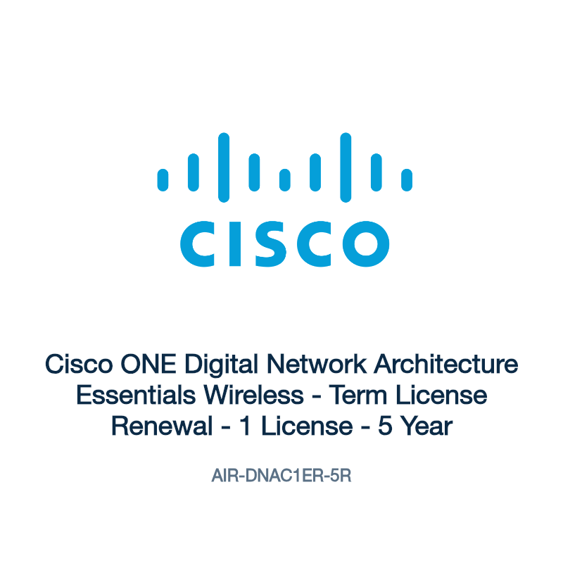 AIR-DNAC1ER-5R: Cisco ONE Digital Network Architecture Essentials Wireless