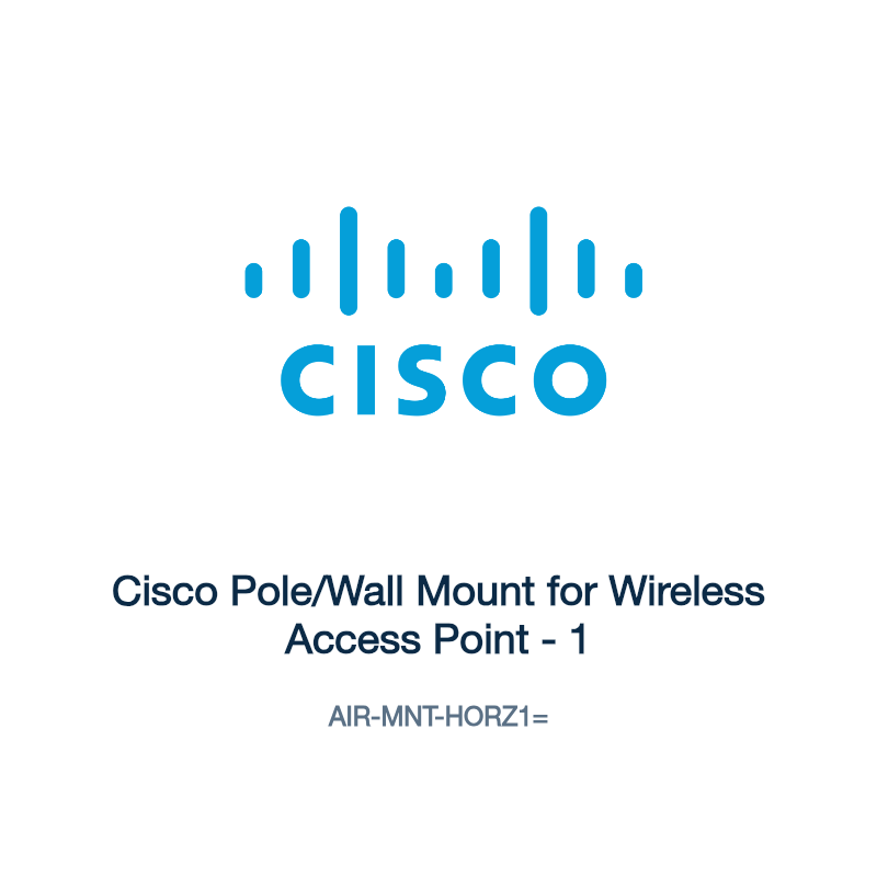 AIR-MNT-HORZ1=: Cisco Pole/Wall Mount for Wireless Access Point