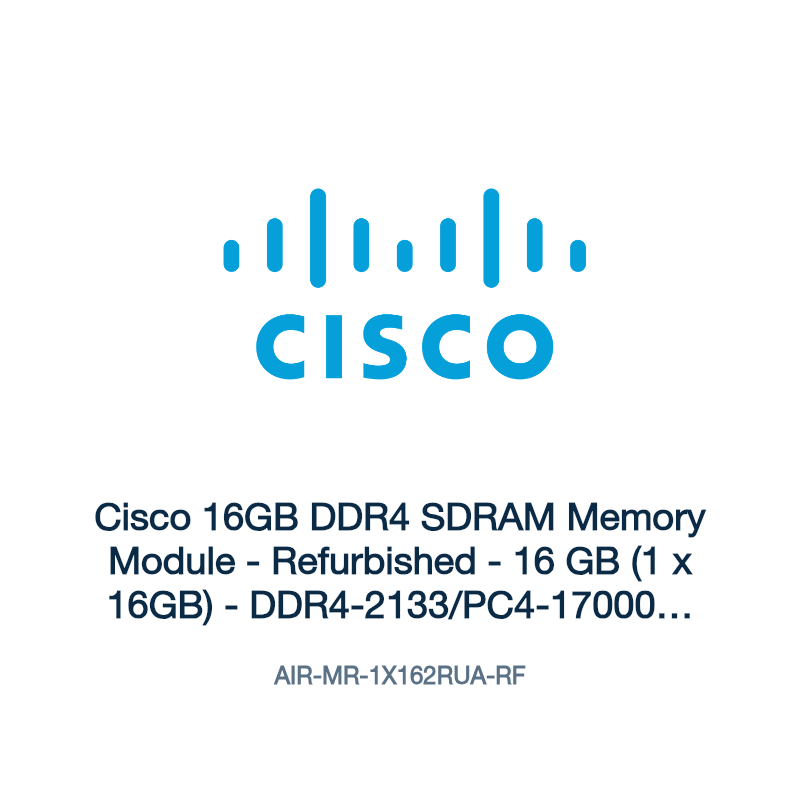 AIR-MR-1X162RUA-RF: Cisco 16GB DDR4 SDRAM Memory Module