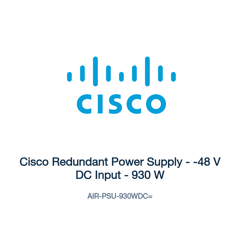 AIR-PSU-930WDC=: Cisco Redundant Power Supply