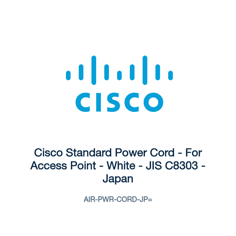 AIR-PWR-CORD-JP=: Cisco Standard Power Cord