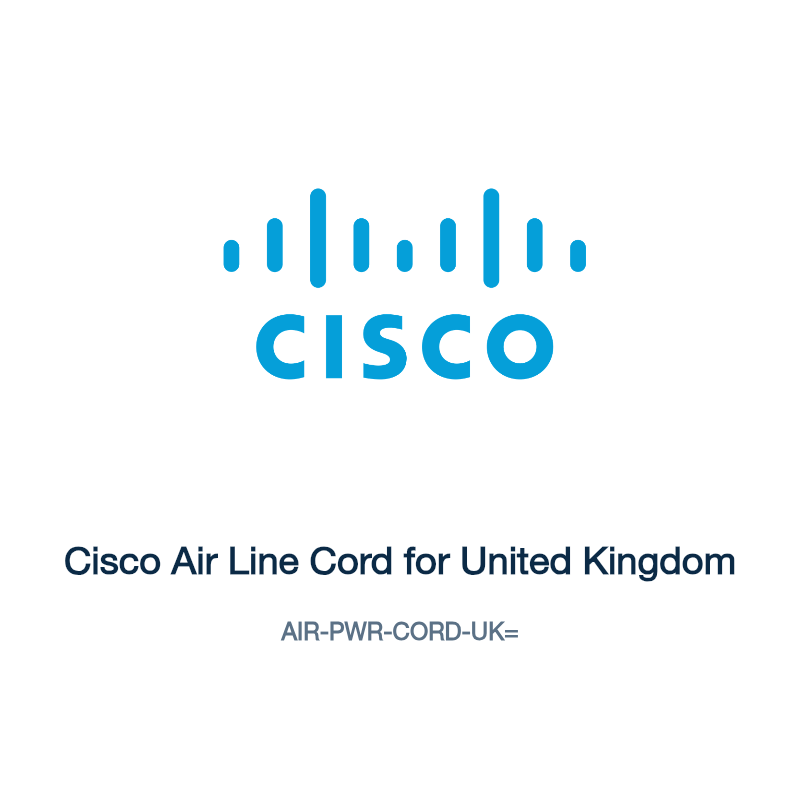 AIR-PWR-CORD-UK=: Cisco Air Line Cord for United Kingdom