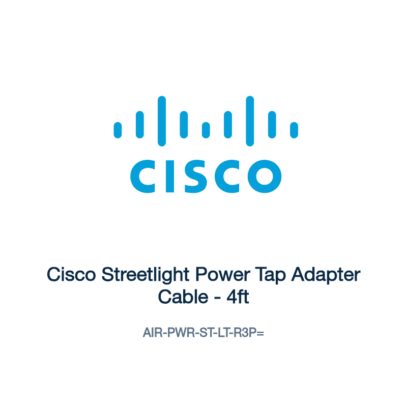 AIR-PWR-ST-LT-R3P=: Cisco Streetlight Power Tap Adapter Cable