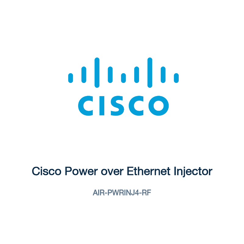 AIR-PWRINJ4-RF: Cisco Power over Ethernet Injector