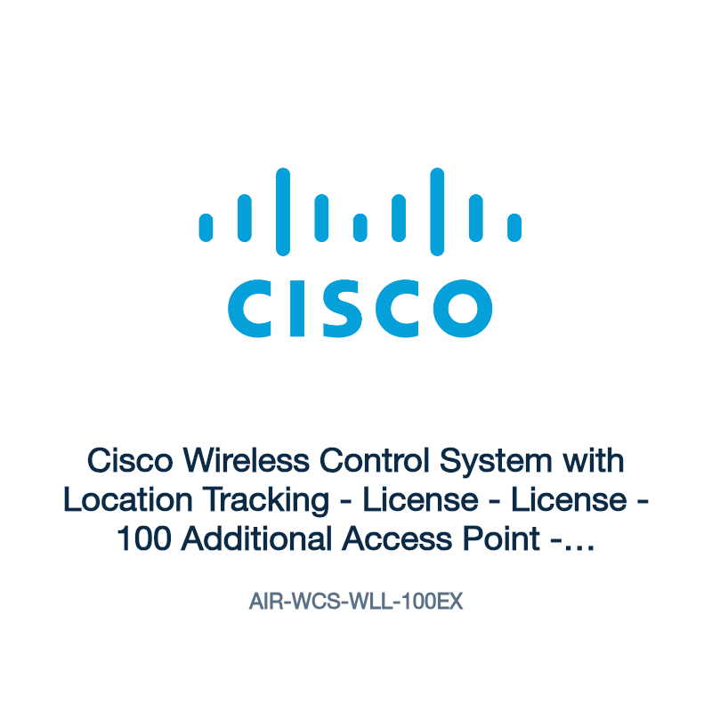 AIR-WCS-WLL-100EX: Cisco Wireless Control System with Location Tracking