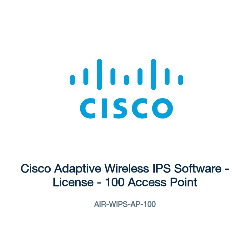 AIR-WIPS-AP-100: Cisco Adaptive Wireless IPS Software