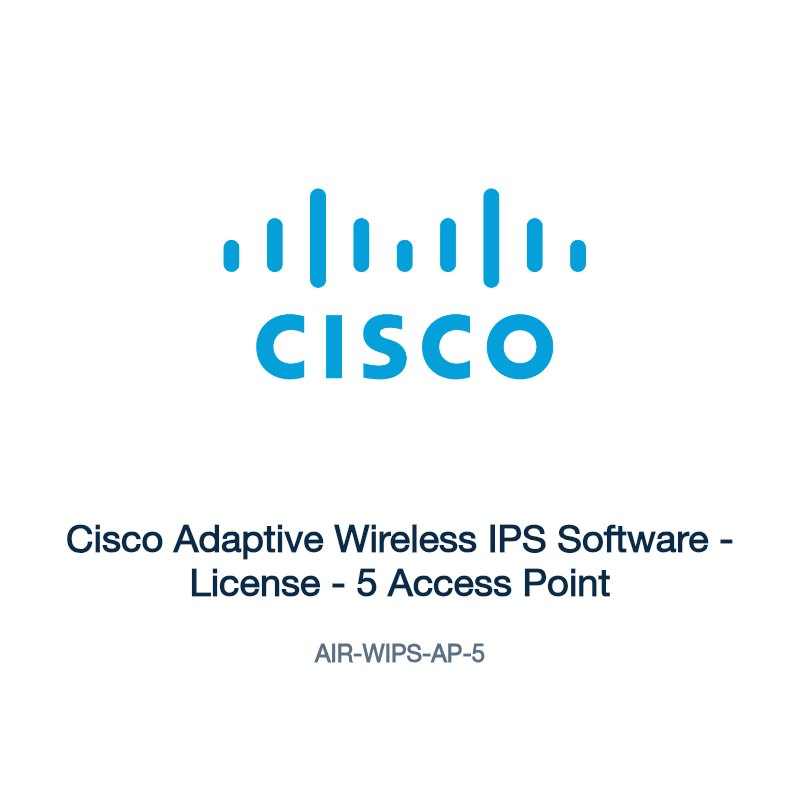 AIR-WIPS-AP-5: Cisco Adaptive Wireless IPS Software