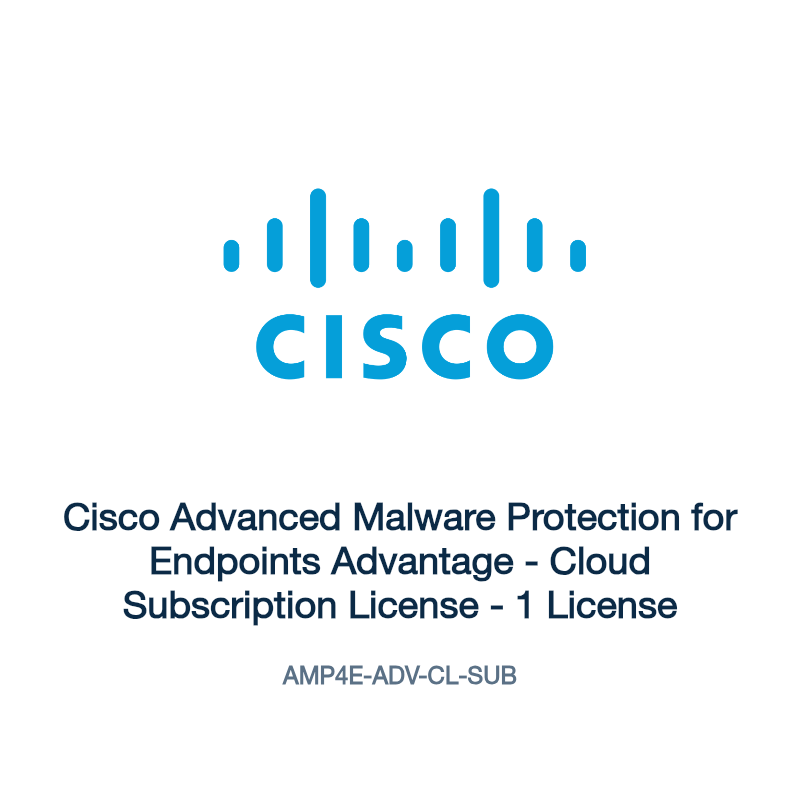 AMP4E-ADV-CL-SUB: Cisco Advanced Malware Protection for Endpoints Advantage