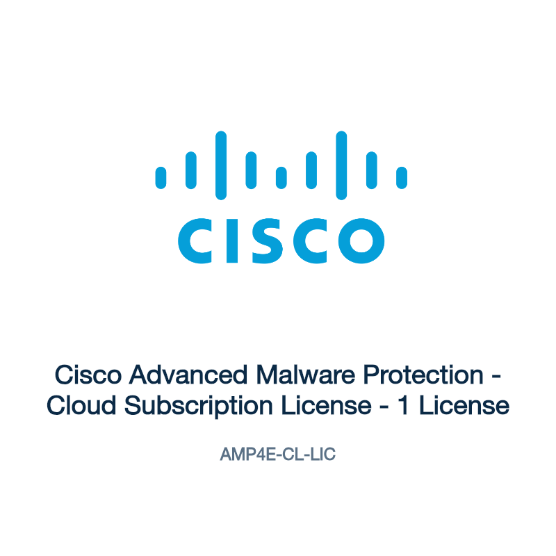 Cisco Advanced Malware Protection - Cloud Subscription License - 1 License