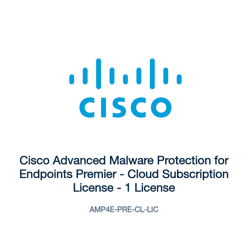 Cisco Advanced Malware Protection for Endpoints Premier - Cloud Subscription License - 1 License