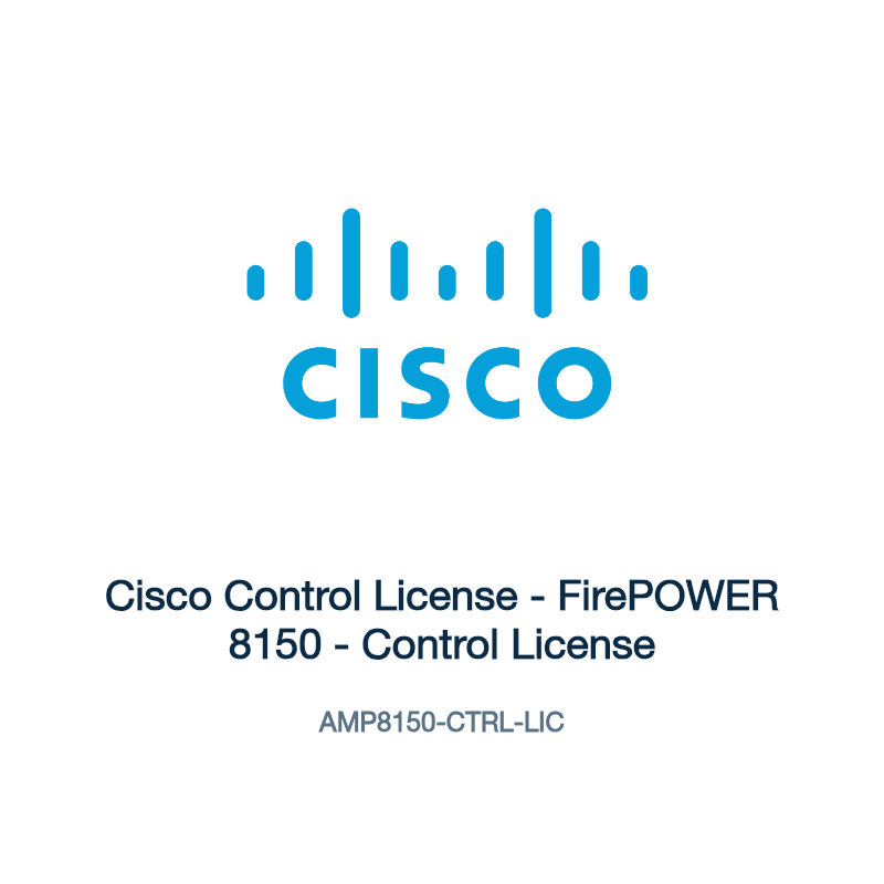 AMP8150-CTRL-LIC: Cisco Control License