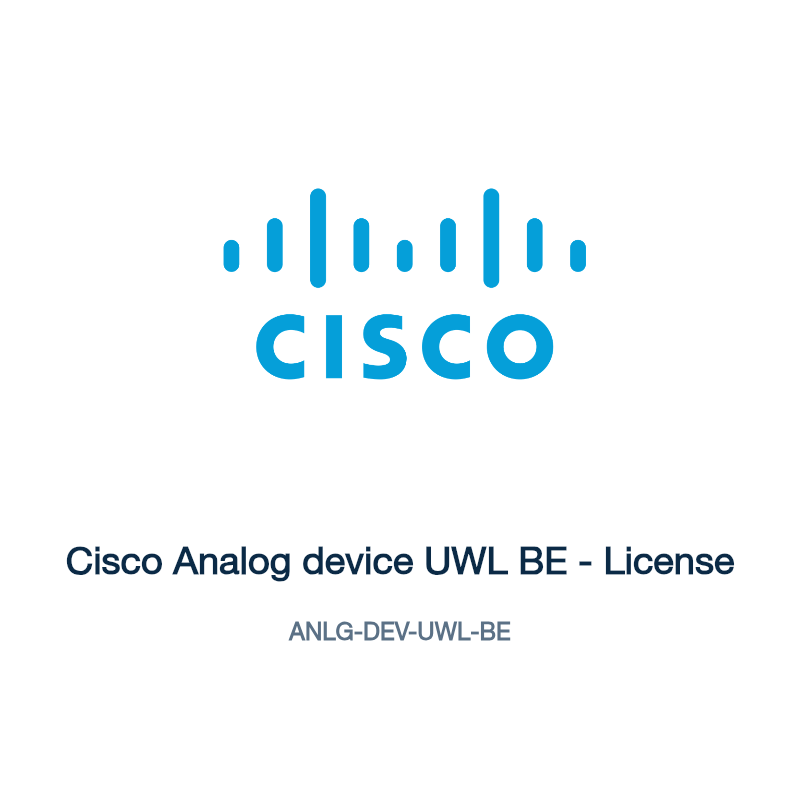 ANLG-DEV-UWL-BE: Cisco Analog device UWL BE