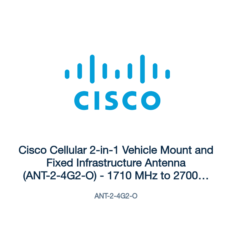ANT-2-4G2-O: Cisco Cellular 2-in-1 Vehicle Mount and Fixed Infrastructure Antenna