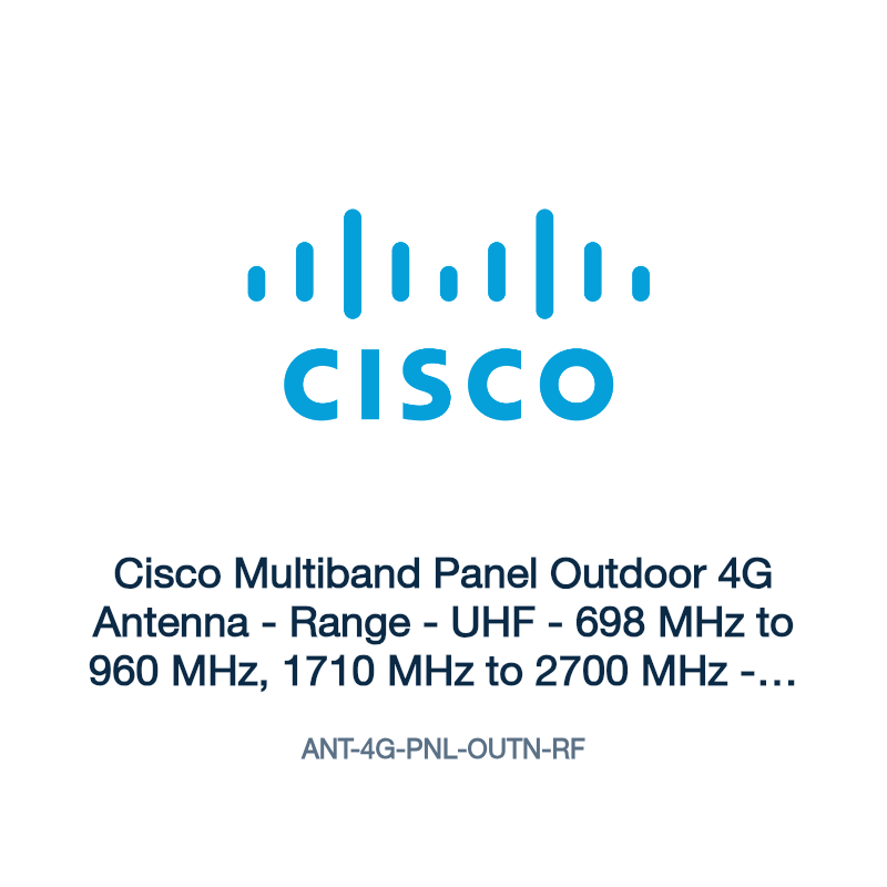 ANT-4G-PNL-OUTN-RF: Cisco Multiband Panel Outdoor 4G Antenna