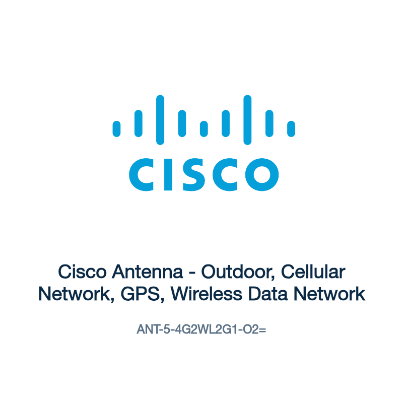 ANT-5-4G2WL2G1-O2=: Cisco Antenna - Outdoor, Cellular Network, GPS, Wireless Data Network