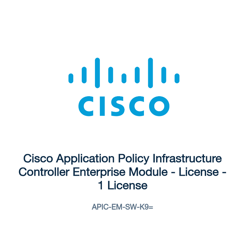 APIC-EM-SW-K9=: Cisco Application Policy Infrastructure Controller Enterprise Module