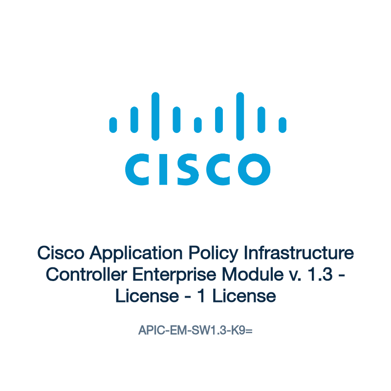 APIC-EM-SW1.3-K9=: Cisco Application Policy Infrastructure Controller Enterprise Module
