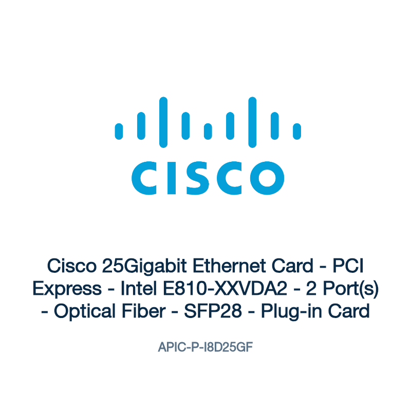 APIC-P-I8D25GF: Cisco 25Gigabit Ethernet Card