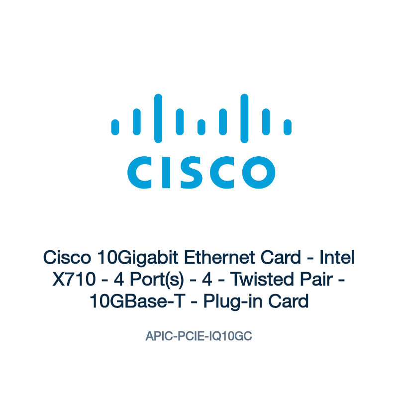 APIC-PCIE-IQ10GC: Cisco 10Gigabit Ethernet Card