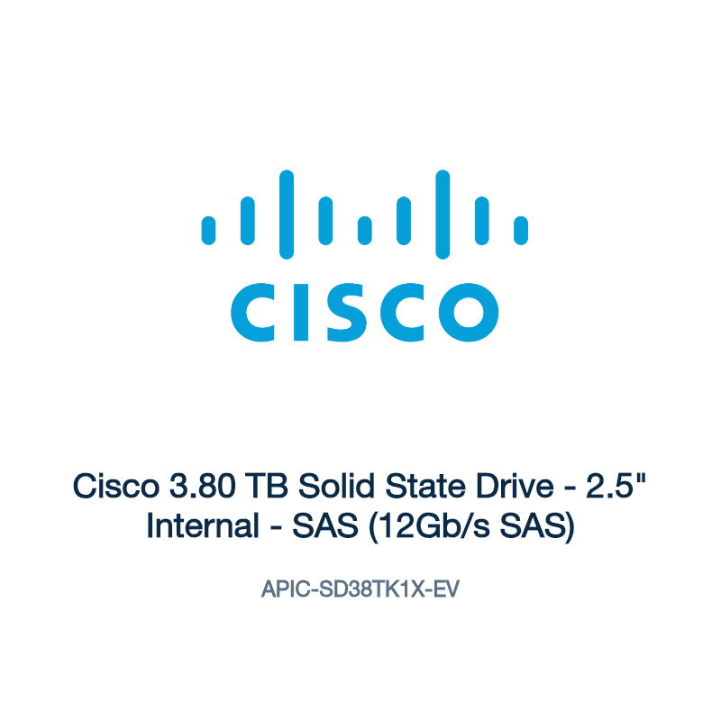 APIC-SD38TK1X-EV: Cisco 3.80 TB Solid State Drive