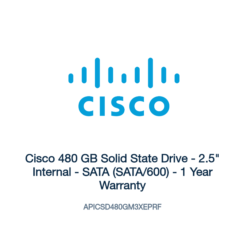 APICSD480GM3XEPRF: Cisco 480 GB Solid State Drive