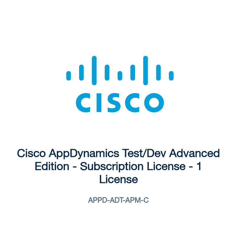 APPD-ADT-APM-C: Cisco AppDynamics Test/Dev Advanced Edition