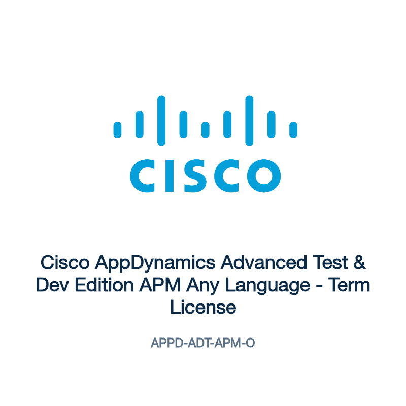 APPD-ADT-APM-O: Cisco AppDynamics Advanced Test & Dev Edition APM Any Language