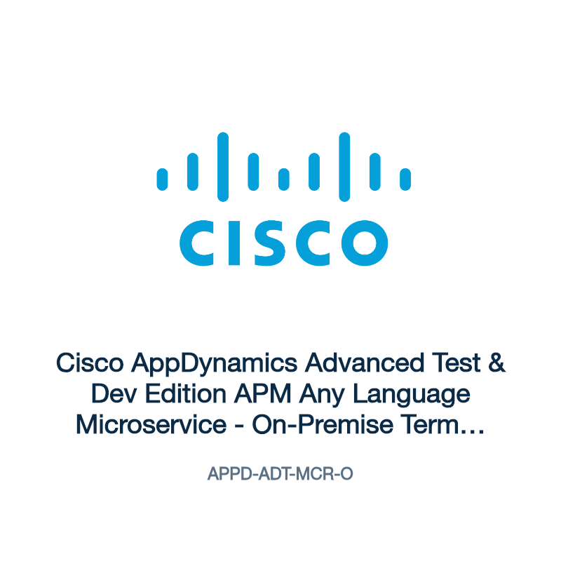APPD-ADT-MCR-O: Cisco AppDynamics Advanced Test & Dev Edition APM Any Language