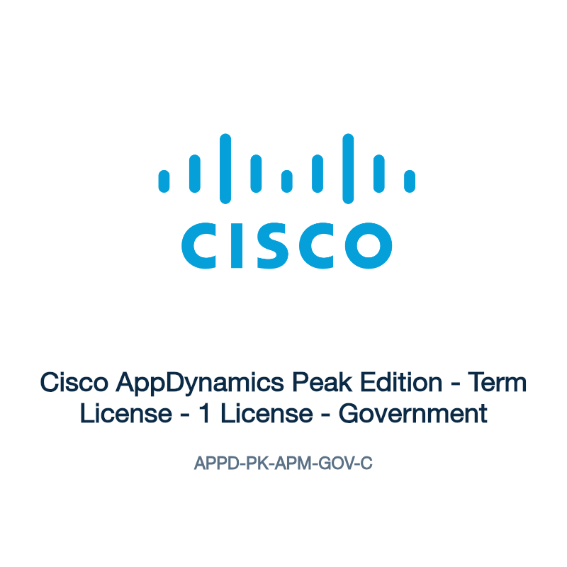 APPD-PK-APM-GOV-C: Cisco AppDynamics Peak Edition