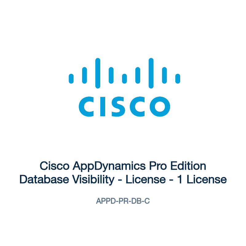 APPD-PR-DB-C: Cisco AppDynamics Pro Edition Database Visibility