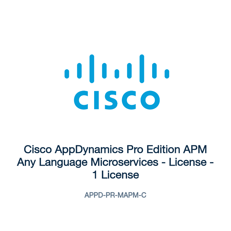 APPD-PR-MAPM-C: Cisco AppDynamics Pro Edition APM Any Language Microservices