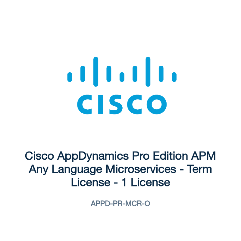APPD-PR-MCR-O: Cisco AppDynamics Pro Edition APM Any Language Microservices