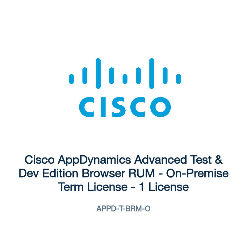 APPD-T-BRM-O: Cisco AppDynamics Advanced Test & Dev Edition Browser RUM
