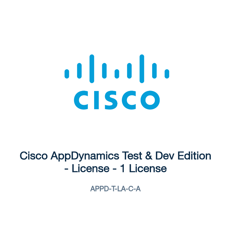 APPD-T-LA-C-A: Cisco AppDynamics Test & Dev Edition