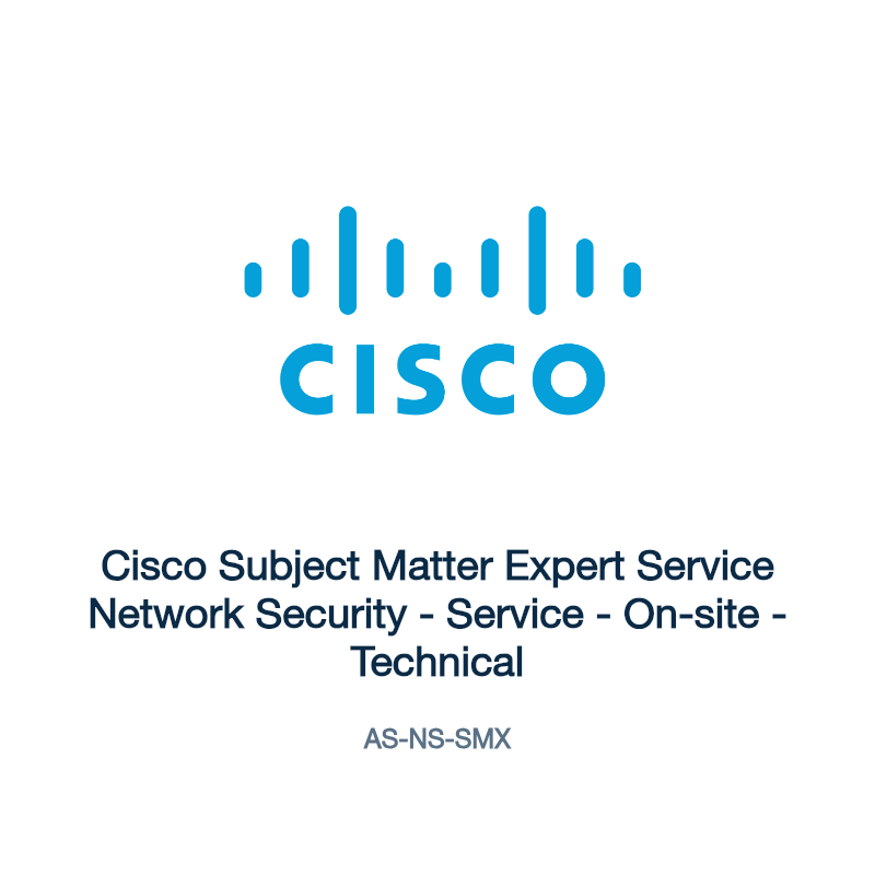 AS-NS-SMX: Cisco Subject Matter Expert Service Network Security