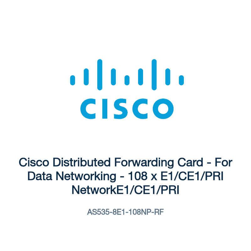AS535-8E1-108NP-RF: Cisco Distributed Forwarding Card
