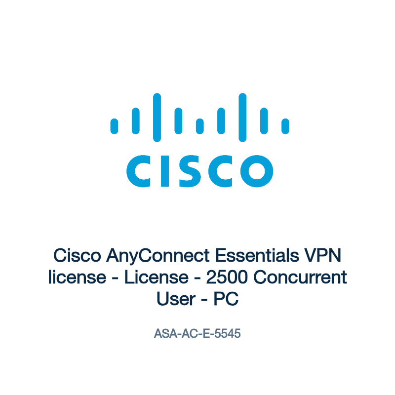 ASA-AC-E-5545: Cisco AnyConnect Essentials VPN license