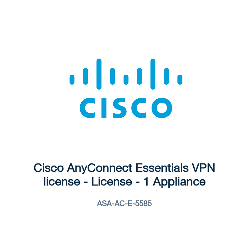 ASA-AC-E-5585: Cisco AnyConnect Essentials VPN license