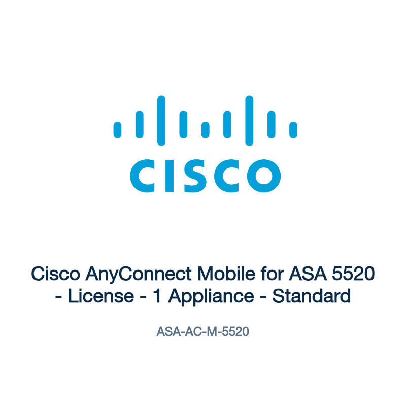 ASA-AC-M-5520: Cisco AnyConnect Mobile for ASA 5520
